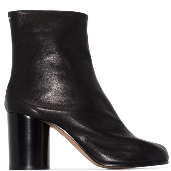 Maison Margiela Tabi Leather Ankle Boots - Picture 3 of 8